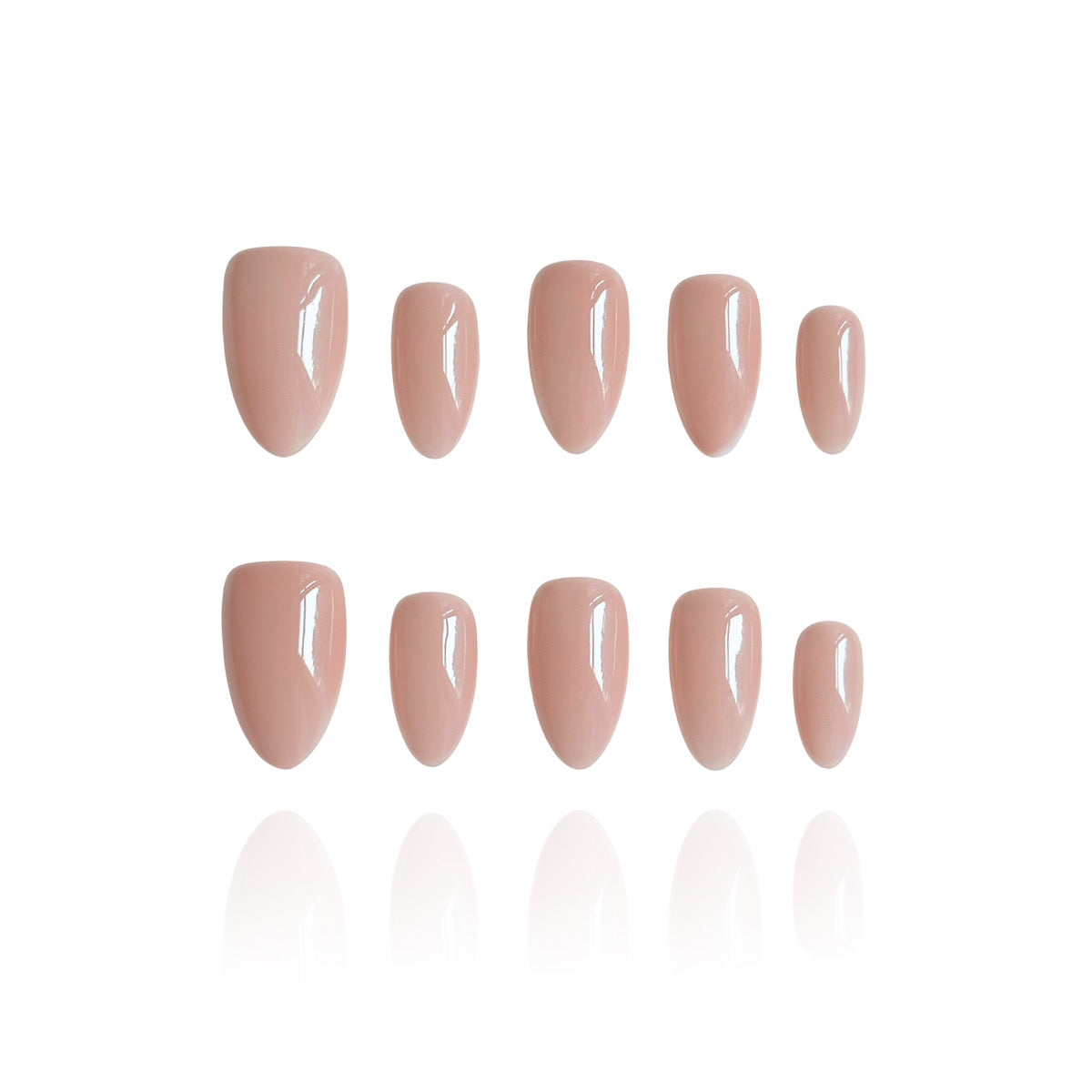 Cocoa Nude is a reusable handmade press-on nails set by Leme. Elevate your manicure with these meticulously crafted almond-shaped nails in a sophisticated cocoa nude. Each nail is precision-cut to deliver a refined, elongated silhouette that flatters any hand shape. The warm, versatile nude base complements all skin tones and transitions seamlessly from professional settings to evening occasions. Crafted from premium materials for durability and a flawless finish that lasts.