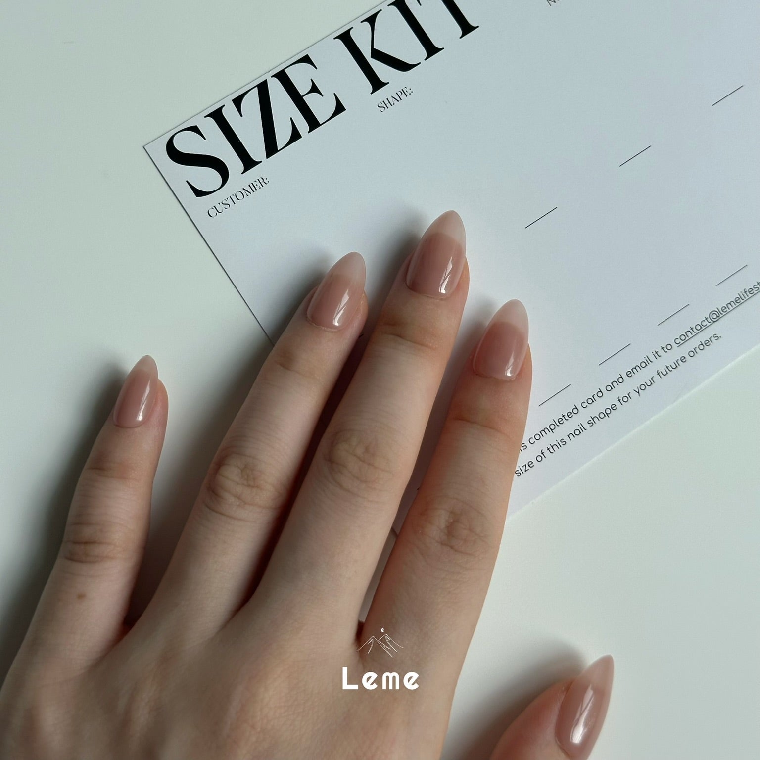 Cocoa Nude is a reusable handmade press-on nails set by Leme. Elevate your manicure with these meticulously crafted almond-shaped nails in a sophisticated cocoa nude. Each nail is precision-cut to deliver a refined, elongated silhouette that flatters any hand shape. The warm, versatile nude base complements all skin tones and transitions seamlessly from professional settings to evening occasions. Crafted from premium materials for durability and a flawless finish that lasts.
