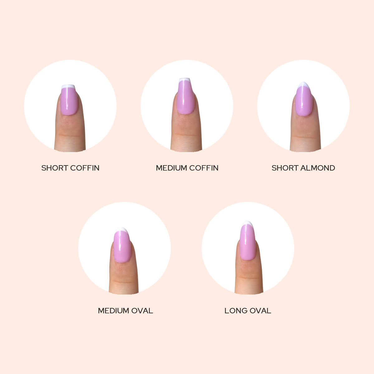 Lilac Split is a reusable handmade press-on nails set by Leme. This elegant nail design features a soft pink base complemented by crisp white French tips, offering a timeless and sophisticated look. The set comes with multiple shapes and lengths. Crafted with high-quality materials, it ensures durability and a flawless finish, perfect for both everyday wear and special occasions.