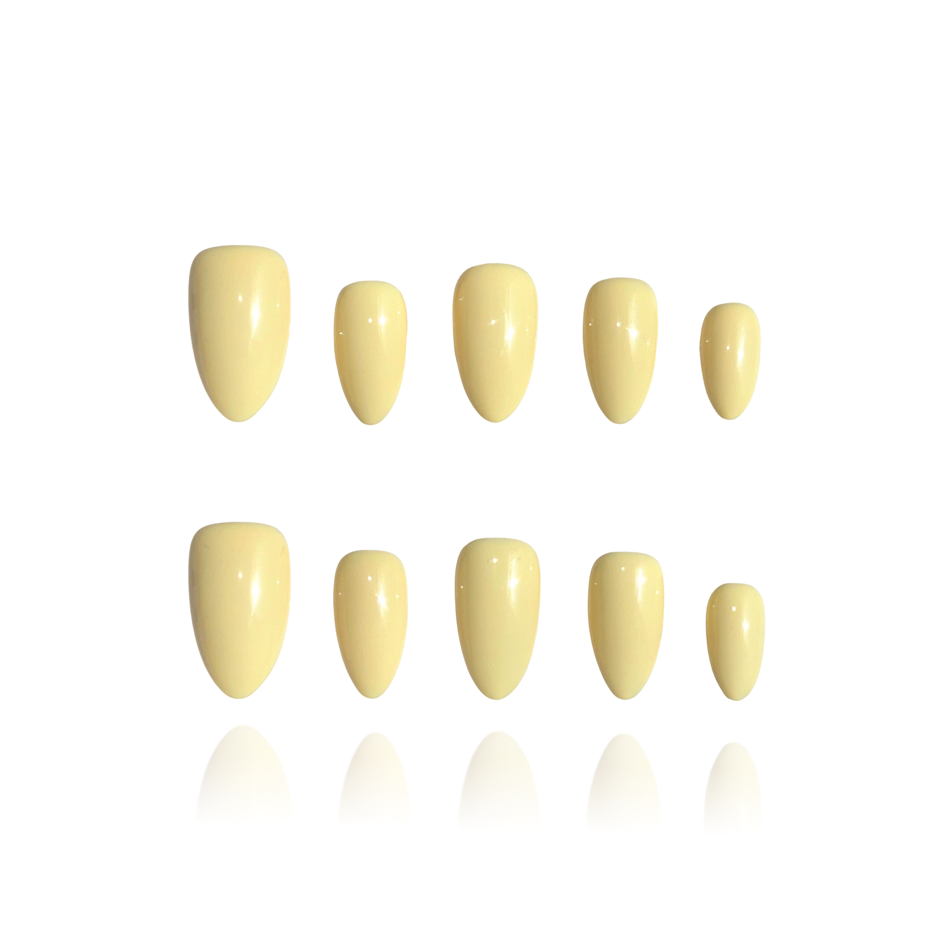 Tangerine is a reusable handmade press-on nails set by Leme. Elevate your summer look with these stunning press-on nails in a soft, milky tangerine hue. Featuring chic almond and square shapes, these handcrafted nails deliver a sophisticated macaron-inspired aesthetic perfect for warm-weather styling. High-quality construction ensures a flawless finish and comfortable wear. Reusable and versatile, they're your go-to for effortless elegance all season long.
